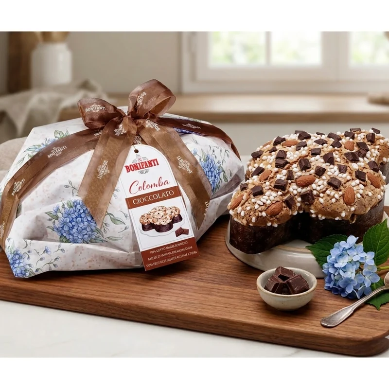 BONIFANTI Colomba mit edlen Schokostücken: Ein Oster Meisterwerk - 1 kg