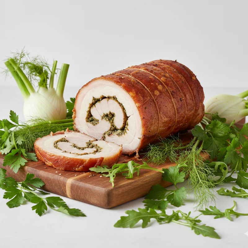 Traditionelle Porchetta – Hausgemacht & Ofenfrisch x kg.