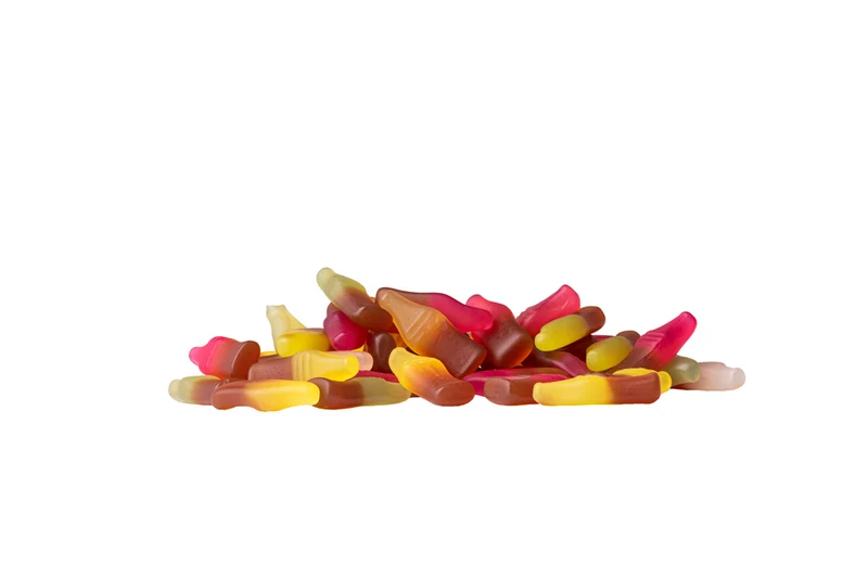Fruchtgummi Cola-Flaschen – ohne Gelatine