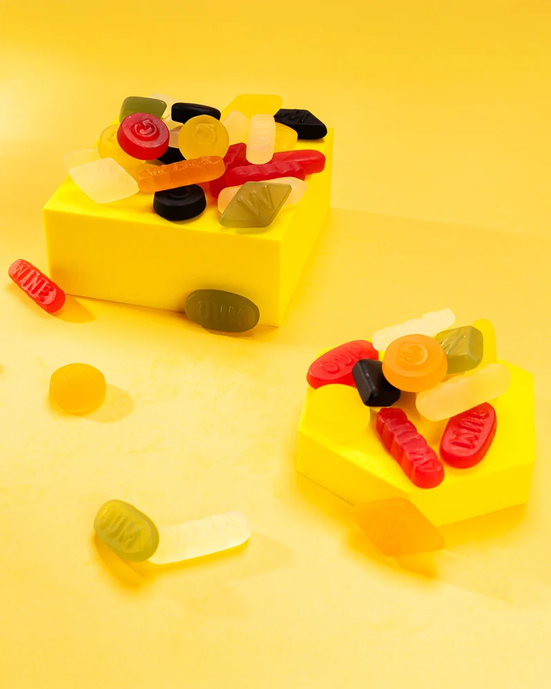 Fruchtgummi Weingummi – ohne Gelatine