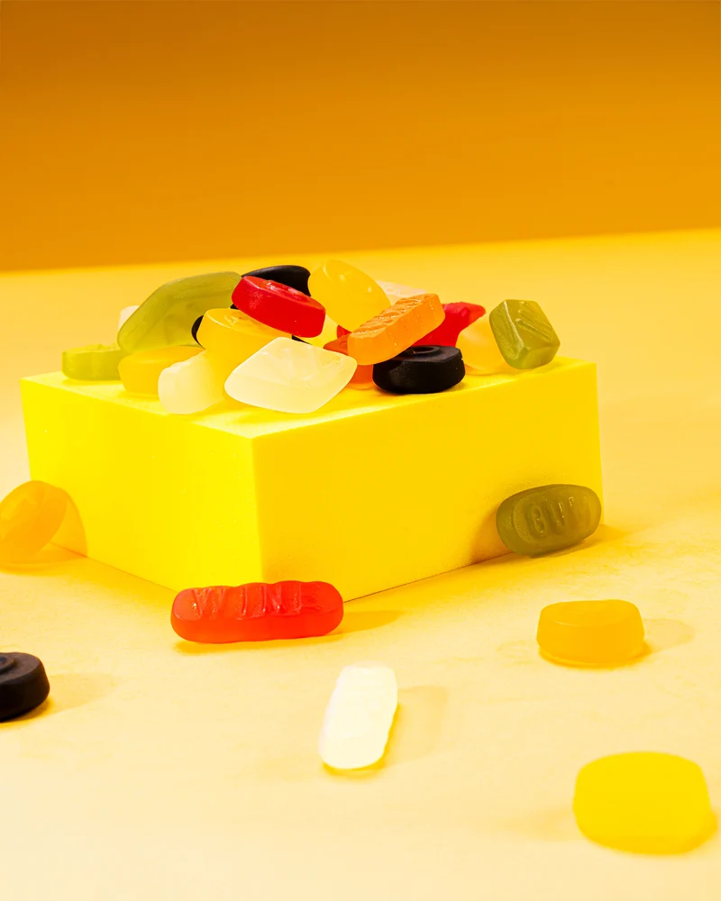 Fruchtgummi Weingummi – ohne Gelatine