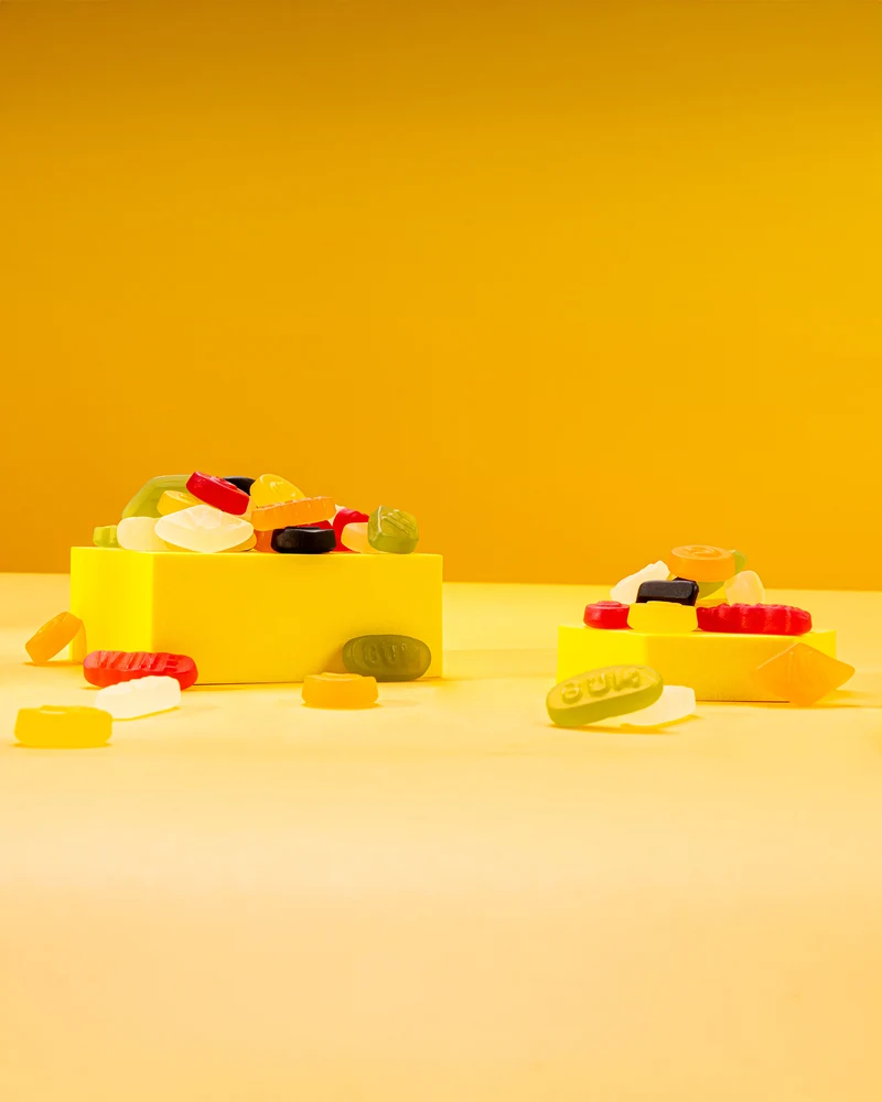 Fruchtgummi Weingummi – ohne Gelatine