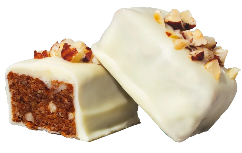 Treatfuls - Healthier Than Your Last Relationship - Weiße Haselnuss-Cashew-Riegel - Vegan & Bio, 40g
