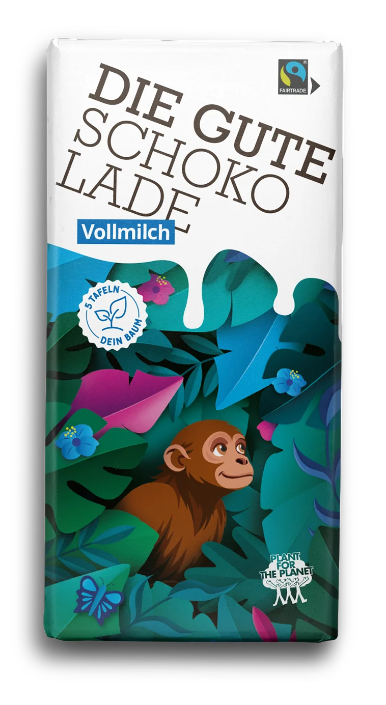 Plant-for-the-Planet: Die Gute Schokolade Vollmilch, 14x100g