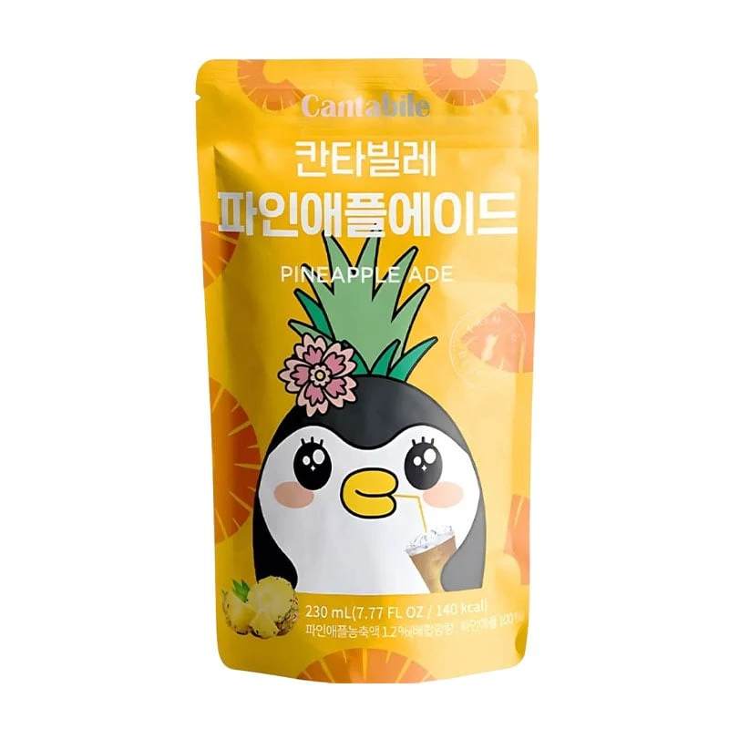 Koreanisches Eisgetränk im Beutel Ananas 230ml