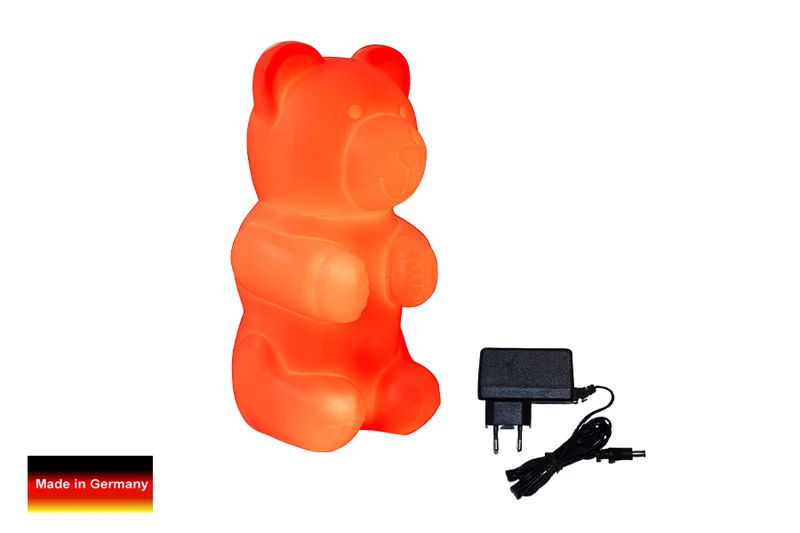 LED Lampe Nikki Bär, rot