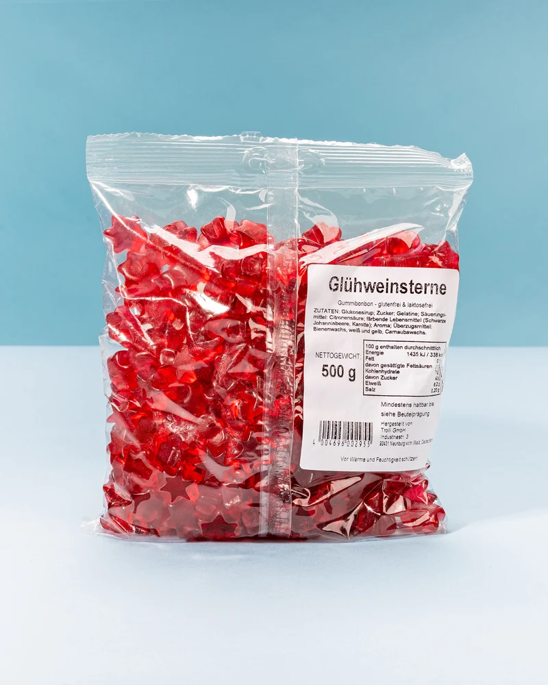 Fruchtgummi Glühweinsterne – Klassiker