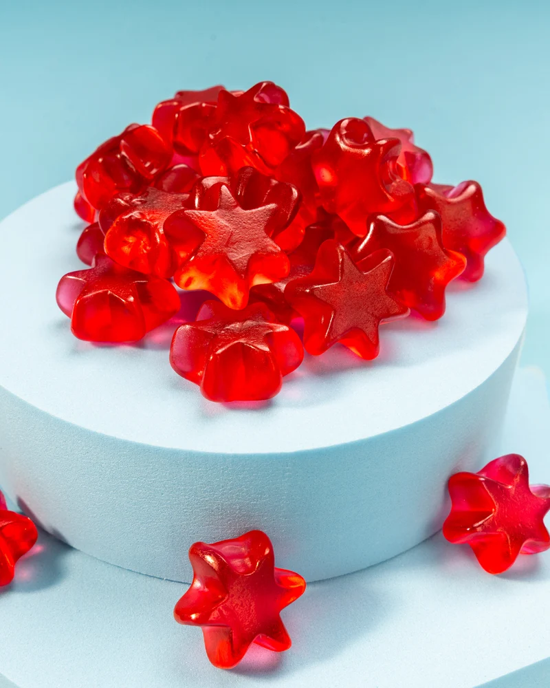 Fruchtgummi Glühweinsterne – Klassiker