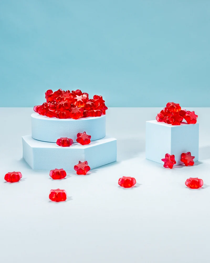 Fruchtgummi Glühweinsterne – Klassiker