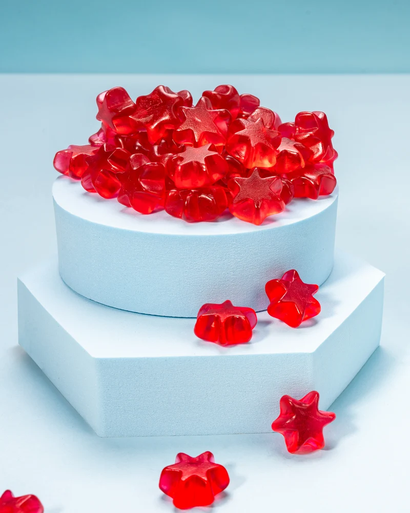 Fruchtgummi Glühweinsterne – Klassiker