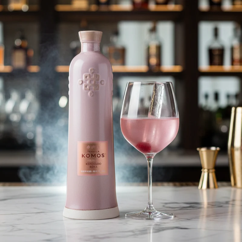 KOMOS Tequila Reposado Rosa – Ultra Premium 70cl
