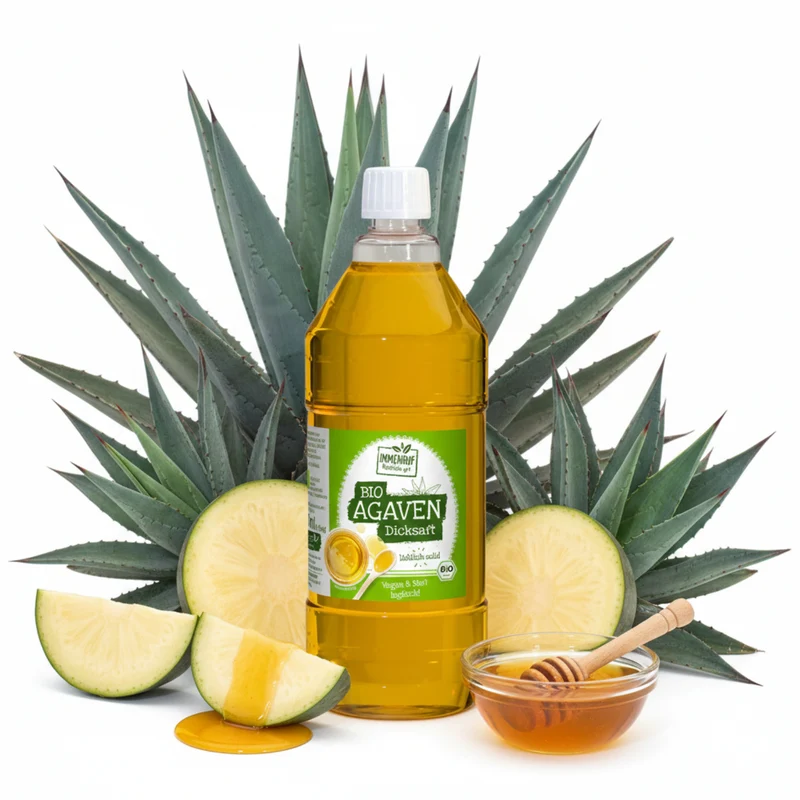 IMMENHOF Bio Agavendicksaft – Natürliche Süße (1070ml / 1,5kg)