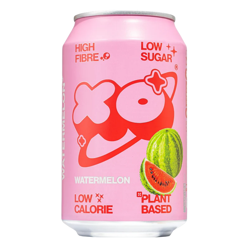 XO Soda, Watermelon - Vegan & Glutenfrei, 330 ml