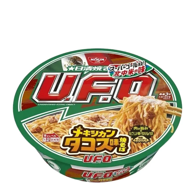 UFO Nissin Yakisoba Mexican Tacos Bowl