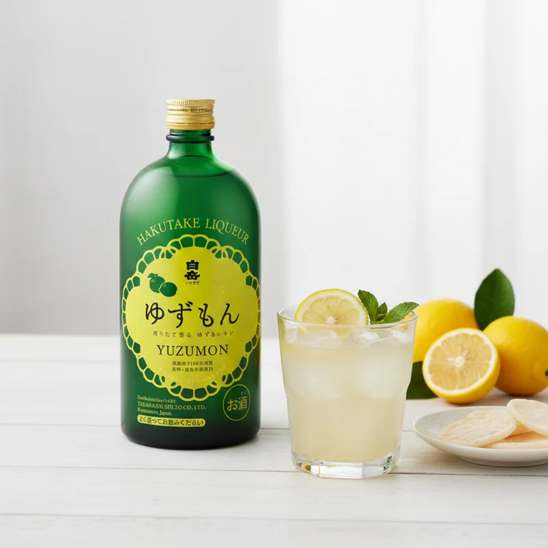 HAKUTAKE Shochu Yuzumon - Premium Yuzu Likör 720ml