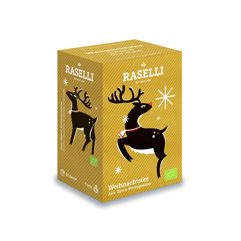 RASELLI Bio Weihnachtstee - 30g Wohltuender Kräutergenuss aus dem Valposchiavo
