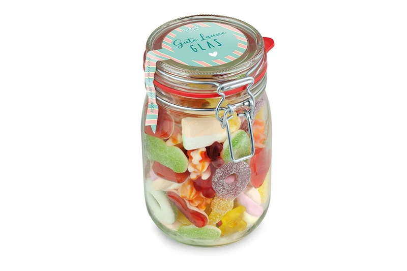 Fruchtgummi Gute Laune im Bügelglas – Klassiker