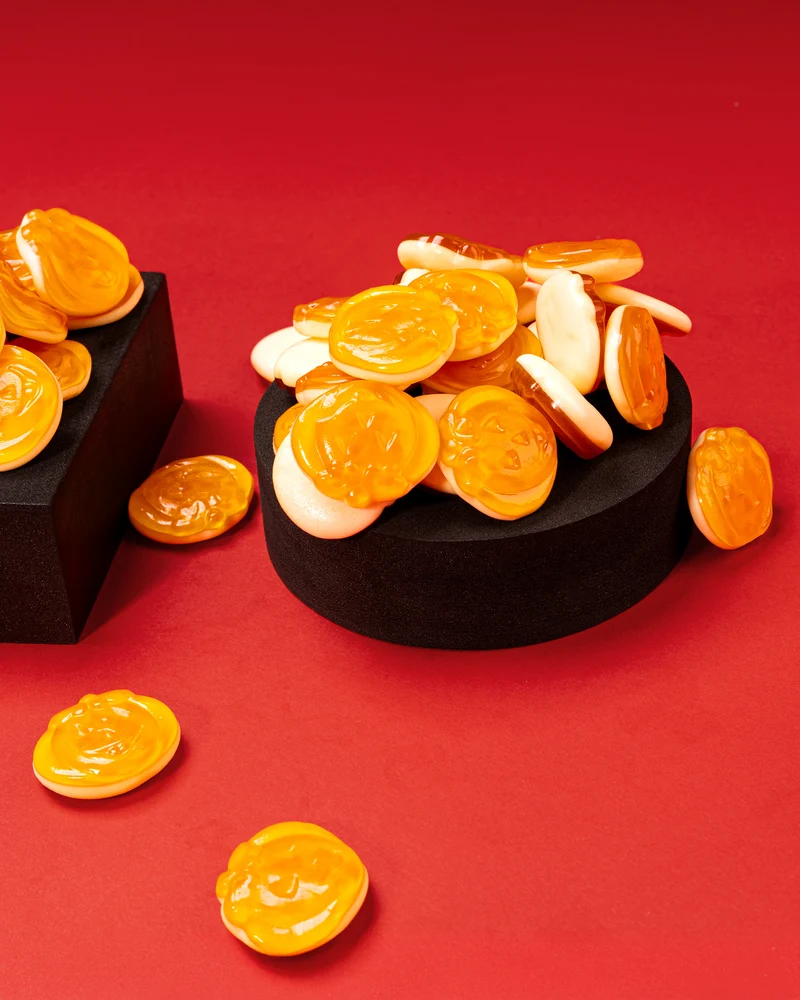 Fruchtgummi Kürbis – mit Fruchtsaft