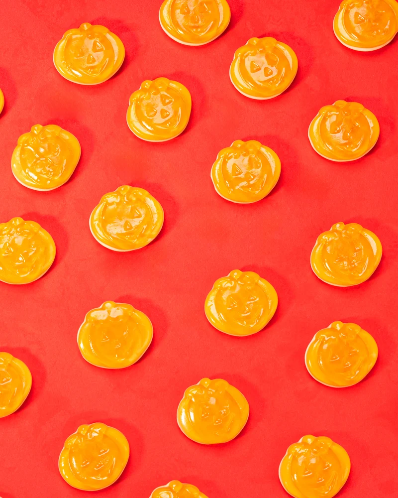 Fruchtgummi Kürbis – mit Fruchtsaft