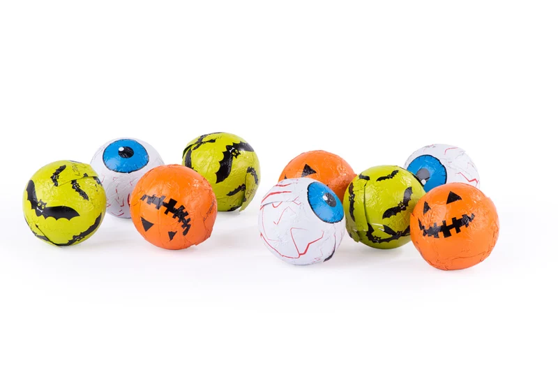 Halloween Kugelbeutel Vollmilchschokolade