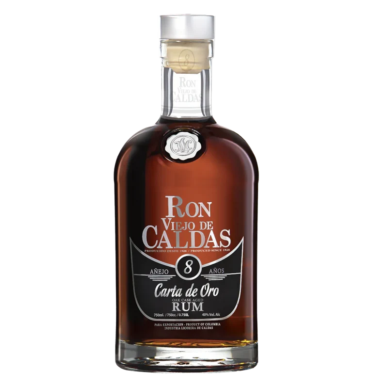 Ron Viejo De Caldas Carta de Oro 8 Jahre 40%vol. - 700ml