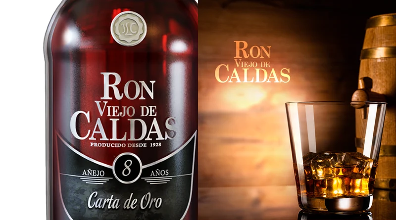 Ron Viejo De Caldas Carta de Oro 8 Jahre 40%vol. - 700ml