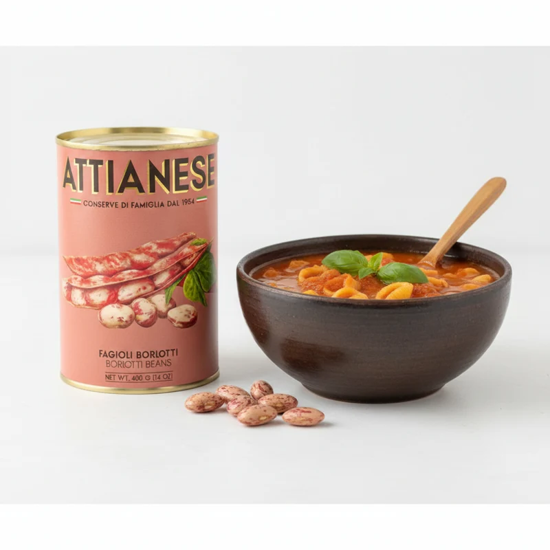 ATTIANESE Borlotti Bohnen – 400g