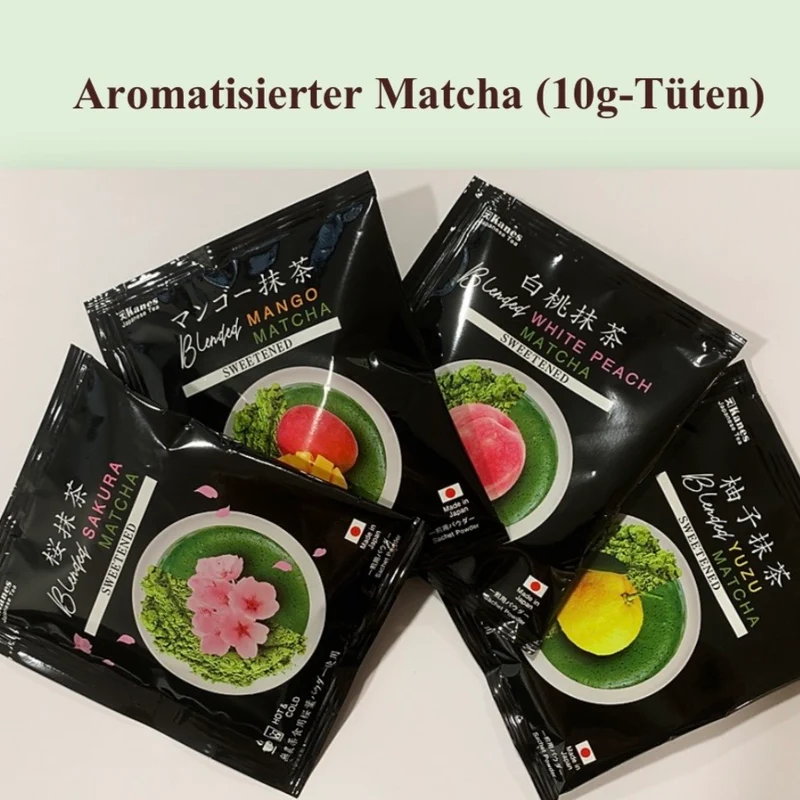 Kanes Weißer Pfirsich Matcha - Pulver-Beutel, 10g