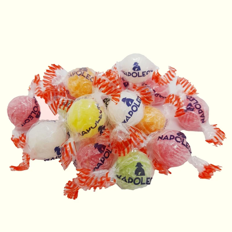 Napoleon Früchtemix Bonbons mit einer sauren Füllung - 130g | 19 Stück