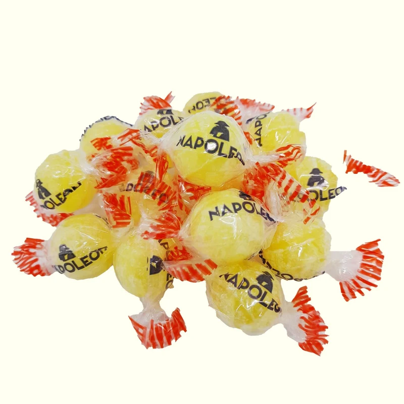 Napoleon Zitronen Bonbons mit einer sauren Füllung - 130g | 19 Stück