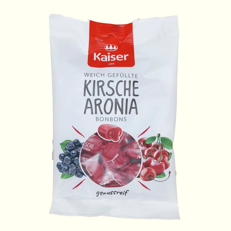 Kaiser Weich Gefüllte Kirsche Aronia Bonbons - 90g
