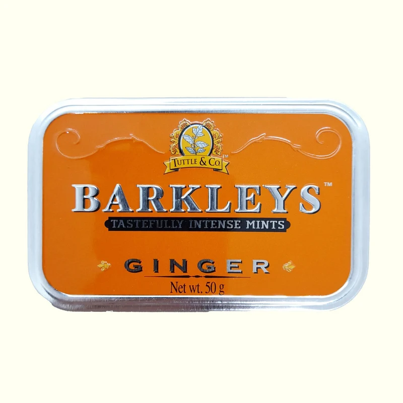 Barkleys Ginger Intense Bonbons mit Ingwergeschmack 50g