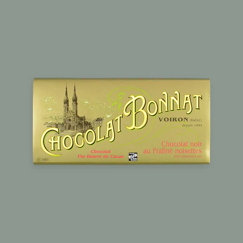 Bonnat Chocolat noir au Praliné Noisettes