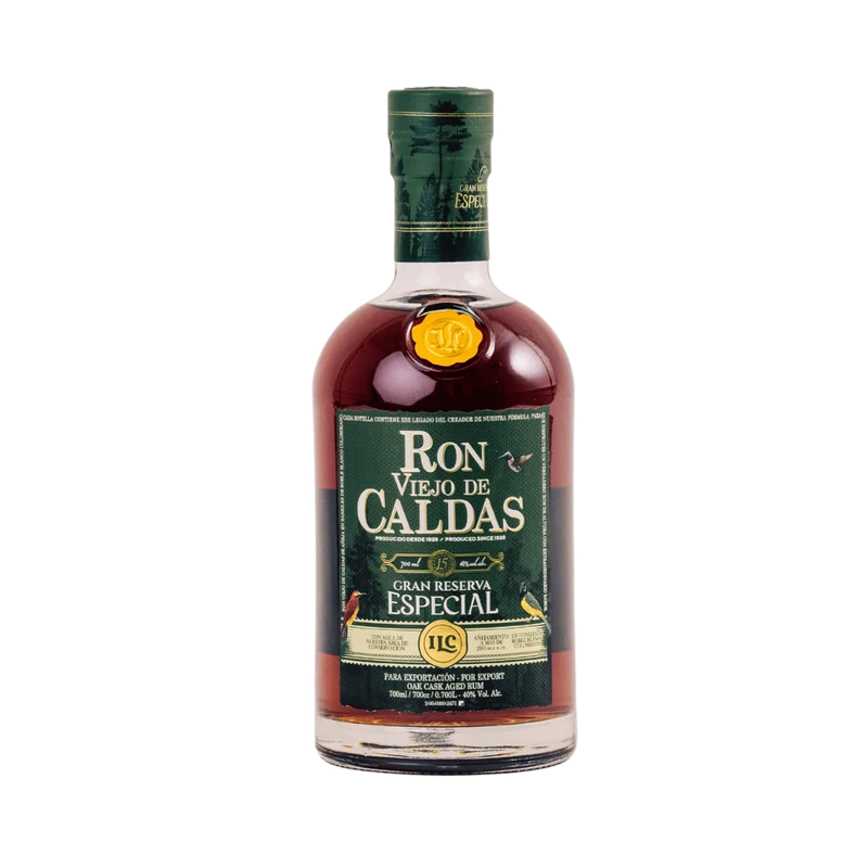 Ron Viejo de Caldas Gran Reserva Especial 15 Años,40% vol. - 70cl