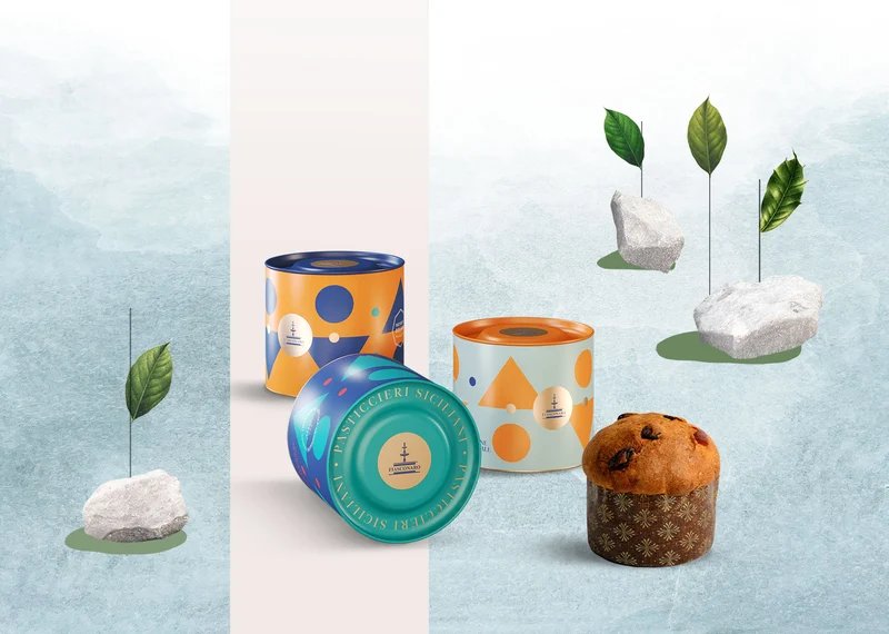 FIASCONARO und DOLCE&GABBANA Mini Panettone mit Zitrusfrüchten & Safran 100g