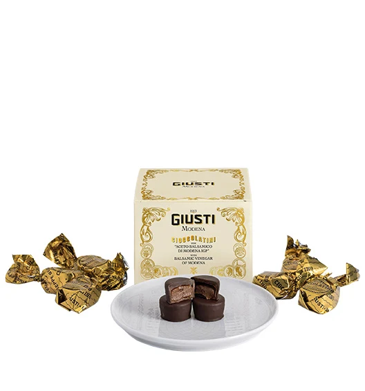 GIUSEPPE GIUSTI Pralinen mit Balsamicoessig aus Modena - 250g