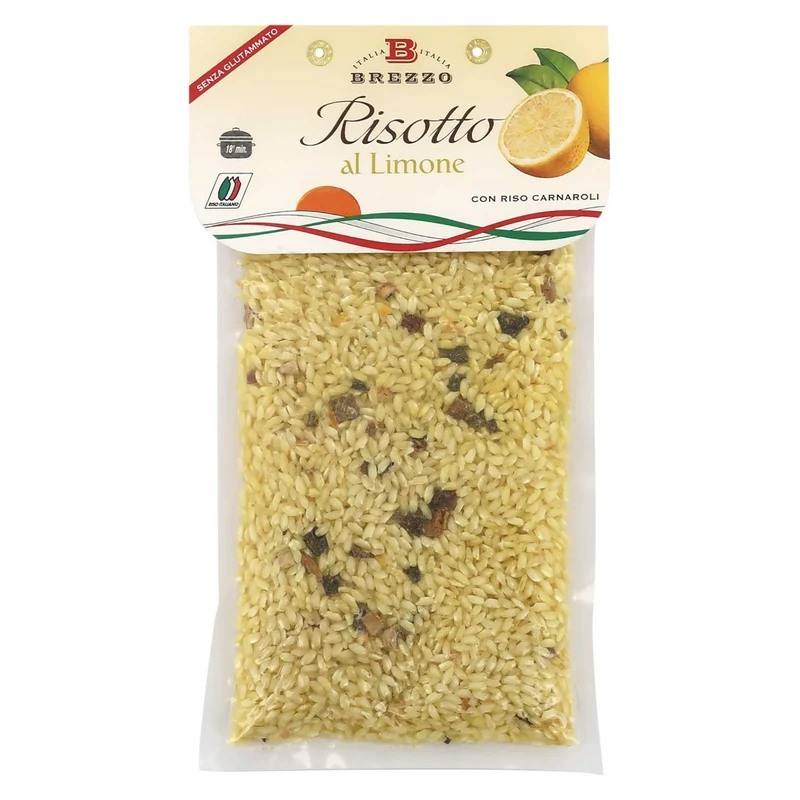 BREZZO Fertigen Risotto: Zitronen-Risotto, Piemonteser Haselnuss-Risotto und Cacio e Pepe-Risotto - 300g