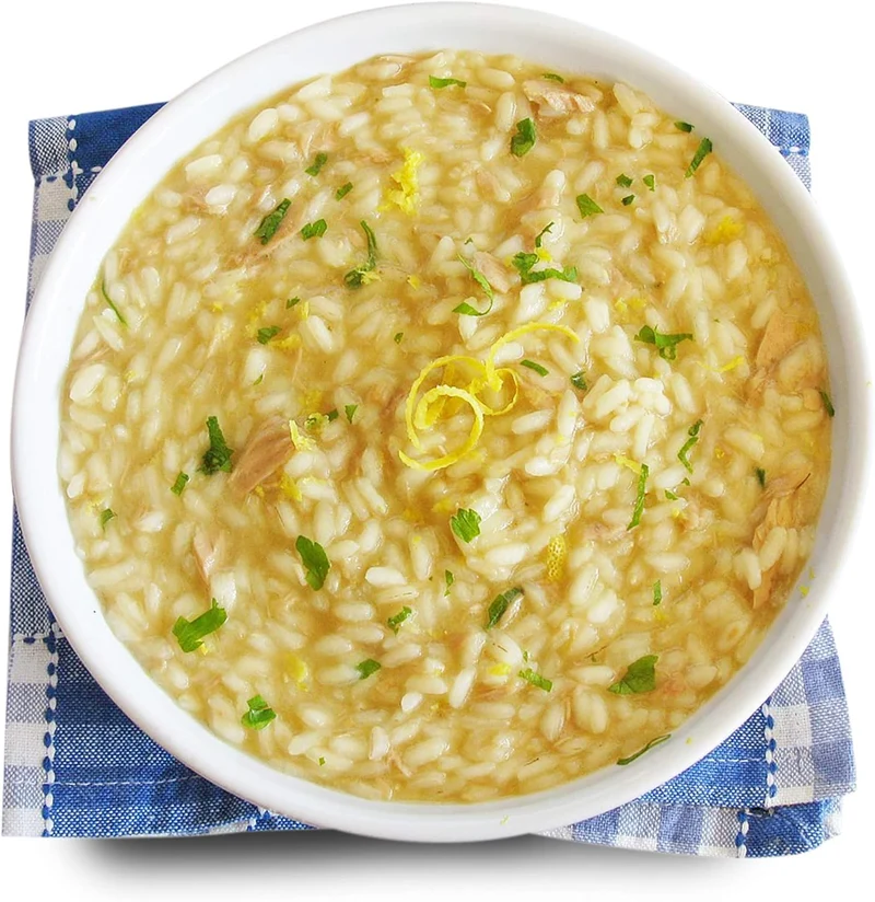 BREZZO Fertigen Risotto: Zitronen-Risotto, Piemonteser Haselnuss-Risotto und Cacio e Pepe-Risotto - 300g