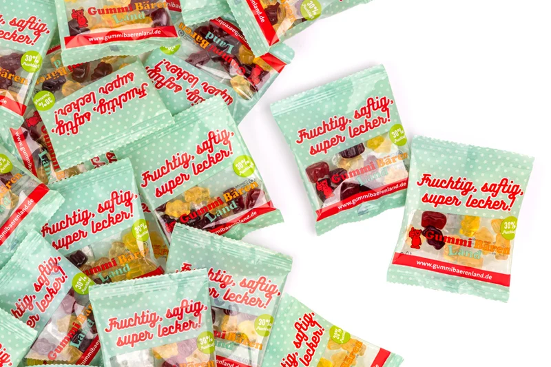 Fruchtgummi Gummibärchen – Minitüten 50 Stück