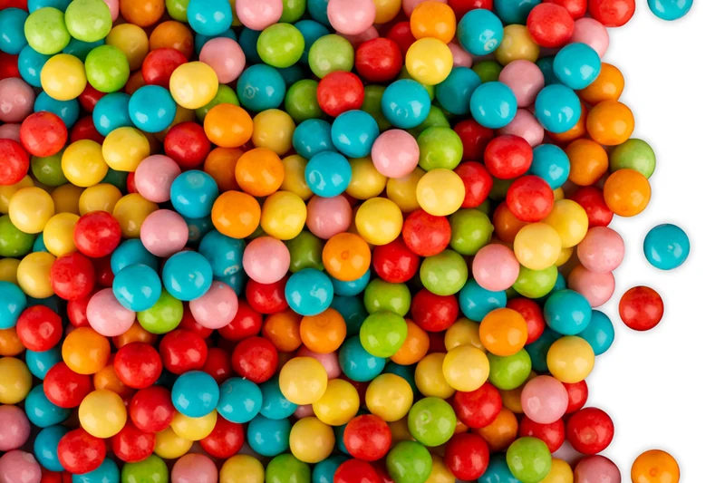 Gum Balls Nachfüllpackung, 1 kg