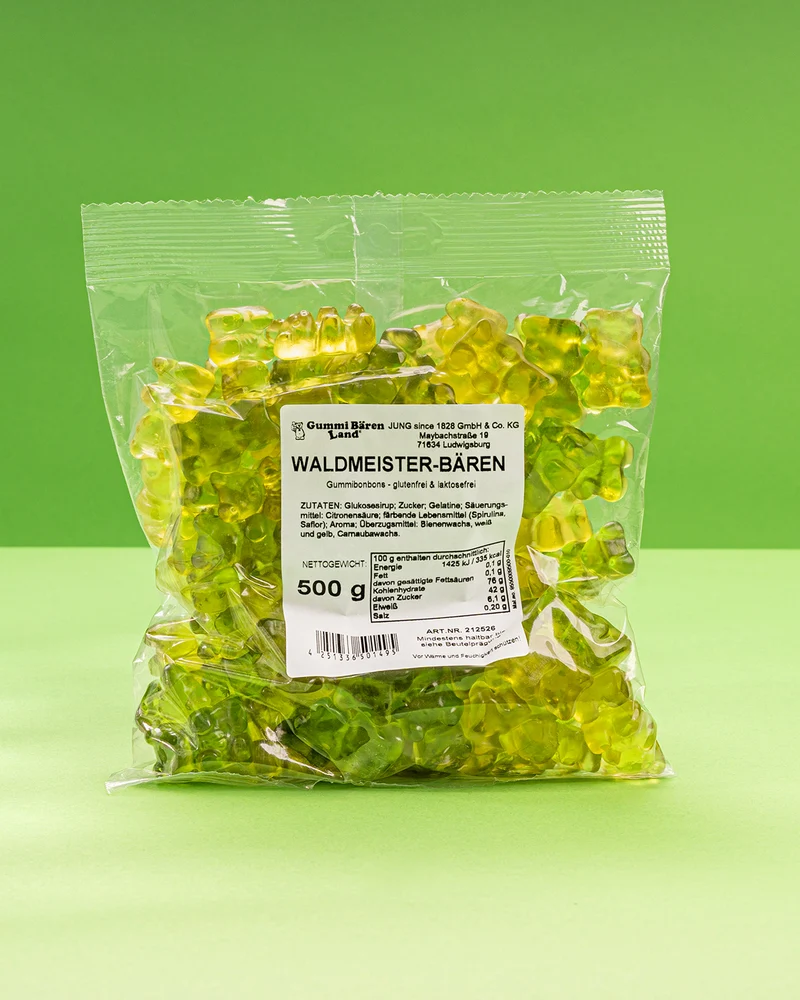 Fruchtgummi Waldmeister-Bären – Klassiker