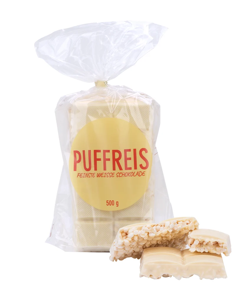 Schoko-Puffreis (Bruch) weiss