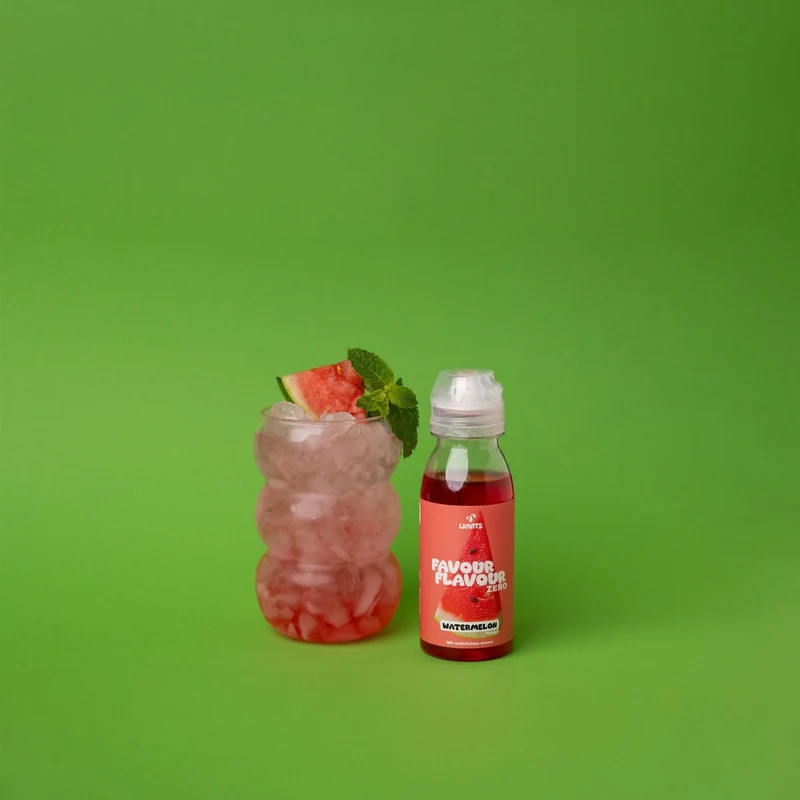 LiqVits Favour Flavour Ice Tea Watermelon Sirup - Vegan & Zero, 200ml