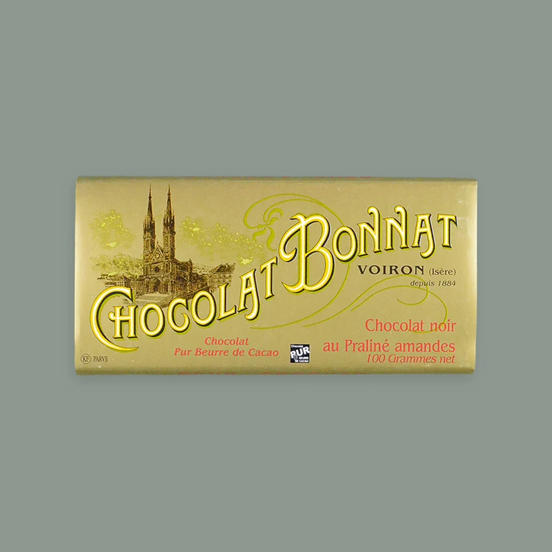Bonnat Chocolat noir au Praliné Amandes