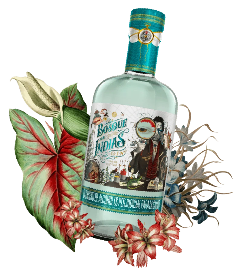 ILC - BOSQUE DE INDIAS GIN 37,5%vol. - 70cl.