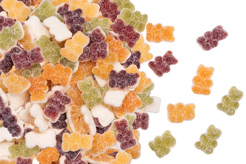 Fruchtgummi Fruchtsaftbären – sauer