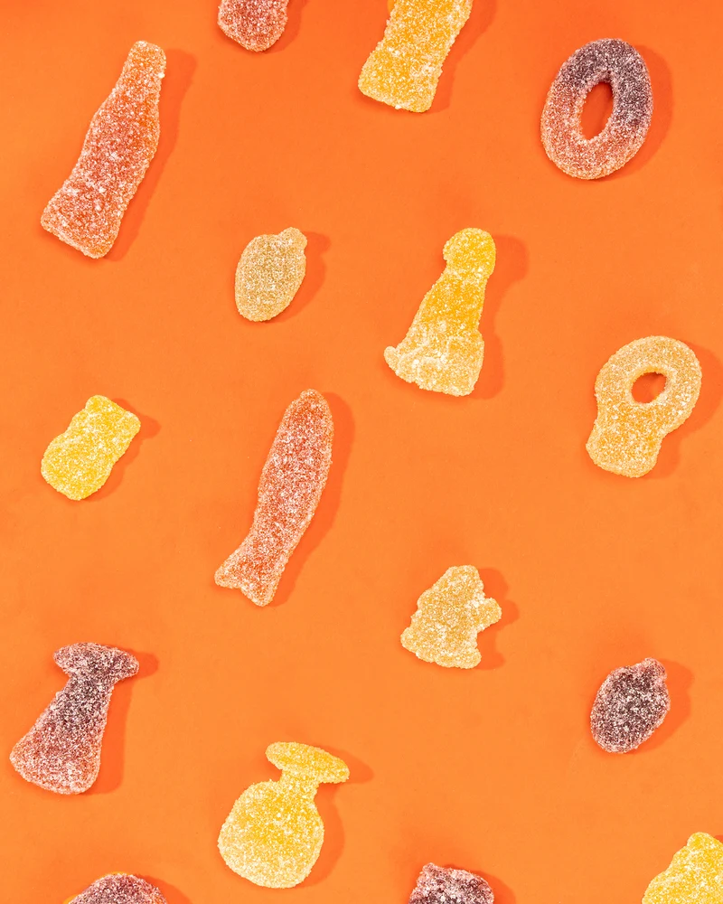 Fruchtgummi Mischung – sauer und mit Fruchtsaft
