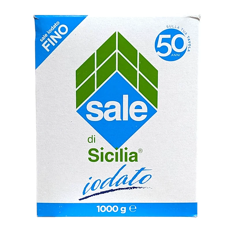 ITALKALI Sale di Sicilia Iodato – Grosso & Fino - 1kg