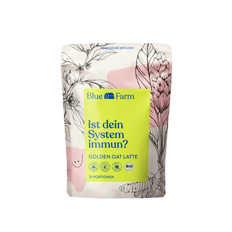 Blue Farm Golden Oat Latte - Ist Dein System immun? Bio&Vegan, 300g