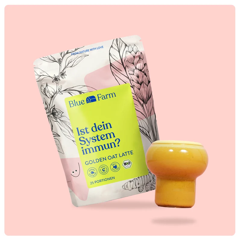 Blue Farm Golden Oat Latte - Ist Dein System immun? Bio&Vegan, 300g